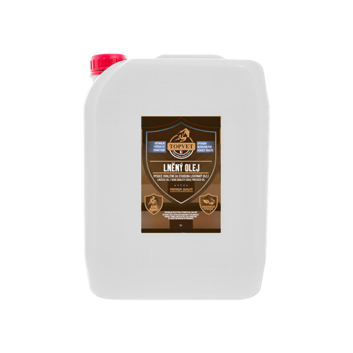Levně Topvet Lněný olej 5 l 5000 ml