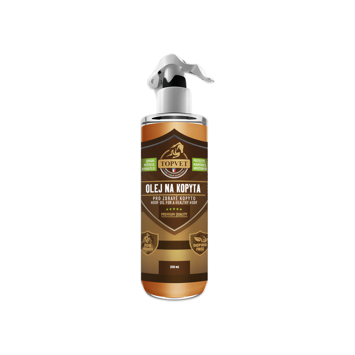 Levně Topvet Olej na kopyta - pro zdravé kopyto 250 ml