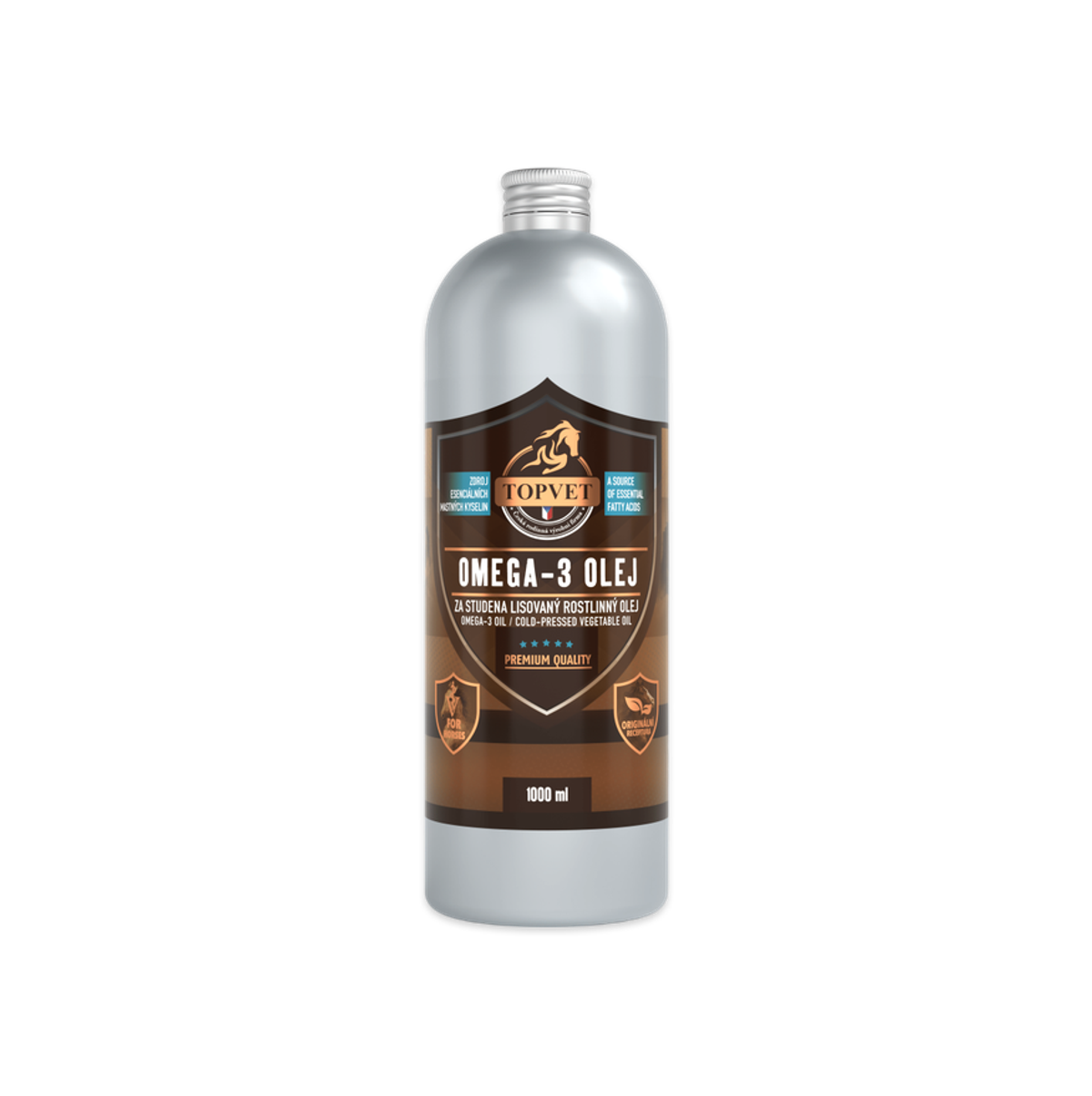 Levně Topvet Omega-3 olej 1000 ml