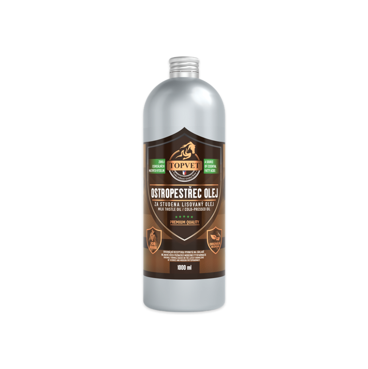 Levně Topvet Ostropestřec olej 1000 ml