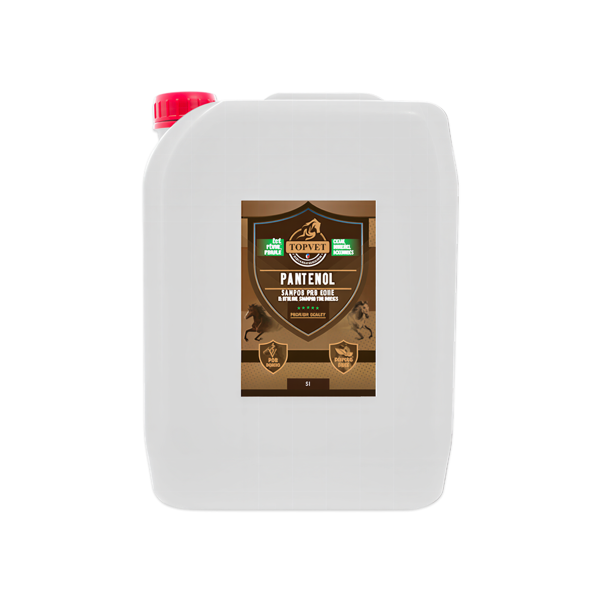 Levně Topvet Pantenol šampon 5 l 5000 ml