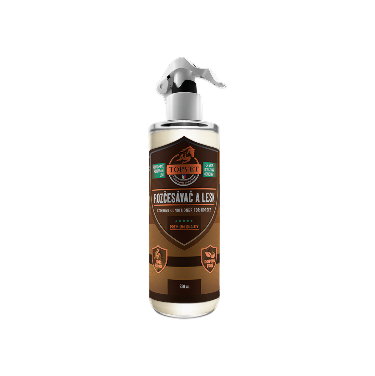 Levně Topvet Rozčesávač a lesk 250 ml