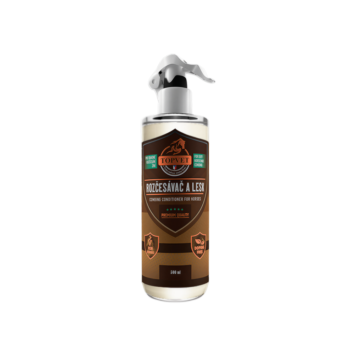 Levně Topvet Rozčesávač a lesk 500 ml