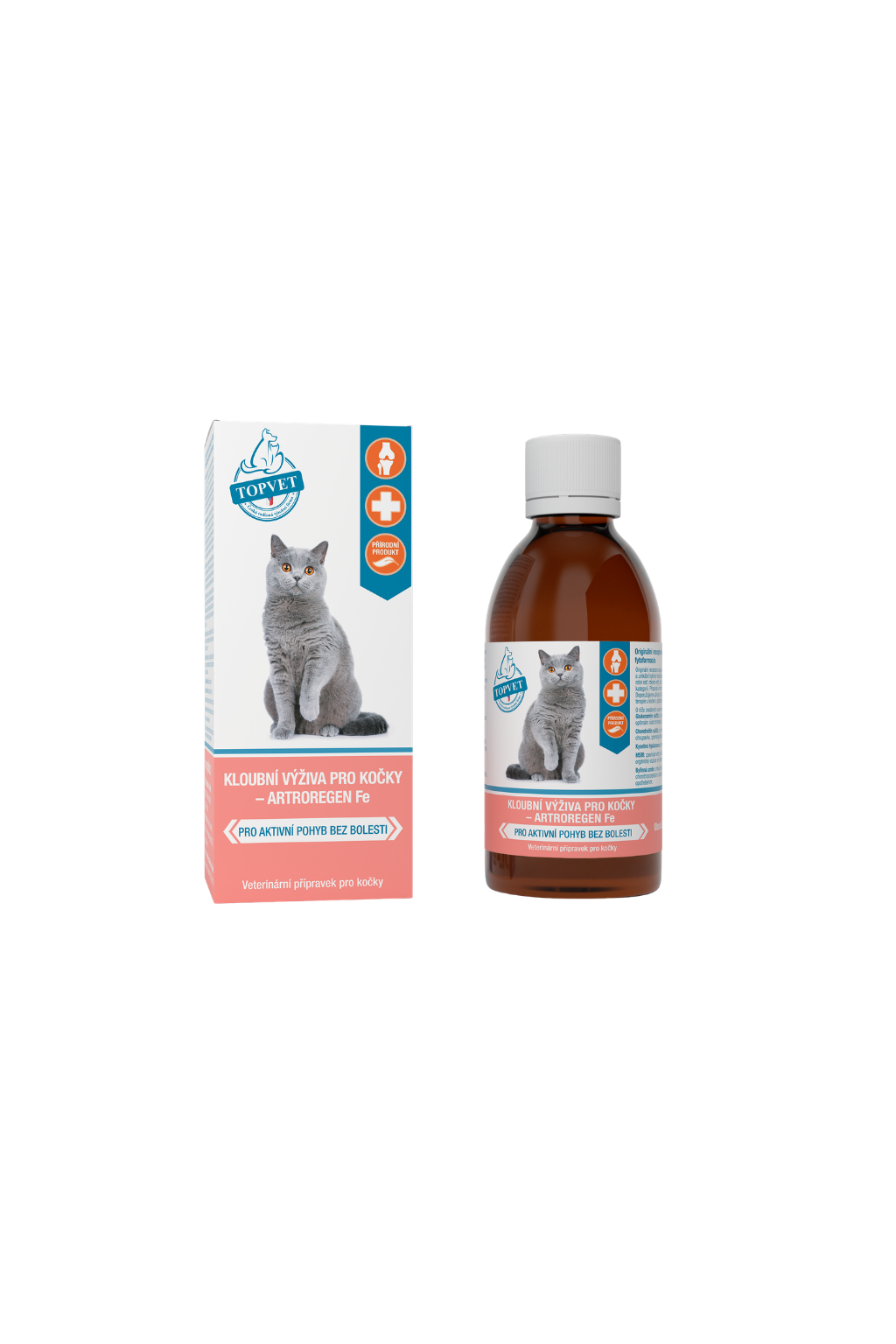 Topvet Kloubní výživa pro kočky - Artroregen Fe 200 ml