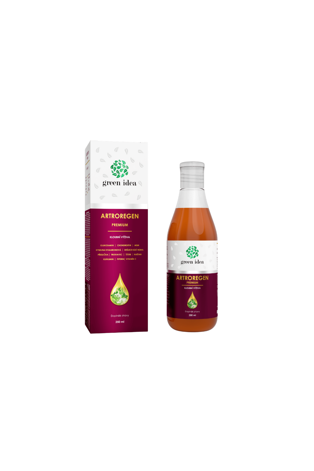 Green idea Artroregen premium - kloubní výživa 250 ml