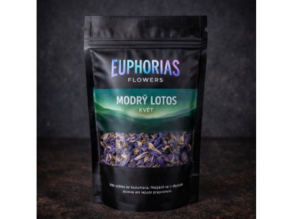 MOdr ý lotus květ