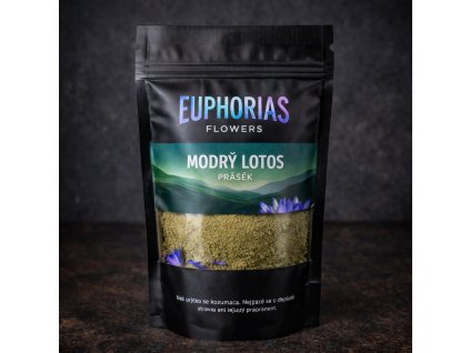 MOdrý lotus Prášek