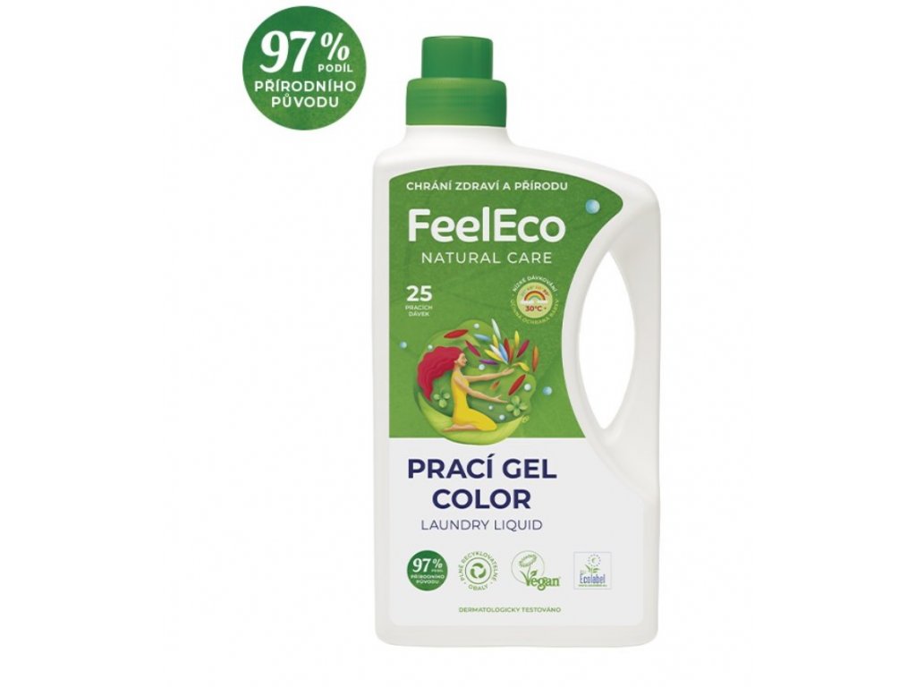 FeelEco Prací gel Color, 1,5 l