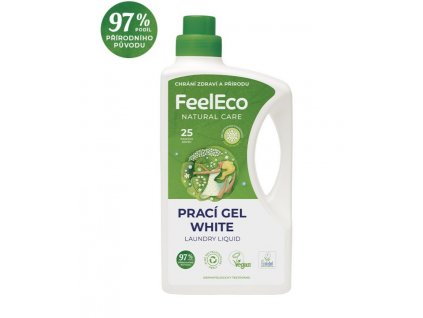 FeelEco Prací gel White, 1,5 l