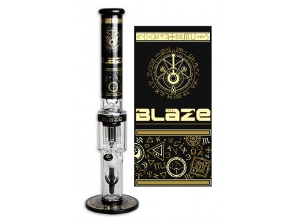 'Blaze' 'Alchemie' Ice Bong with 10 Arm Percolator