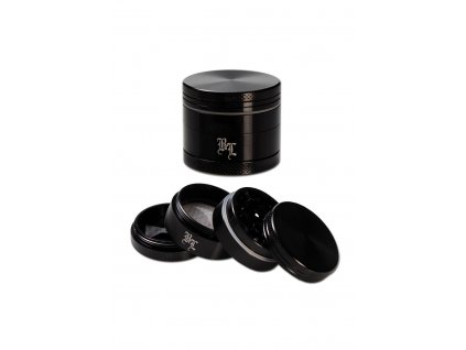 'BL' Al. Grinder 4 part anodised w. Screen