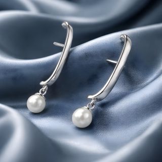 Strieborné náušnice CLIO s riečnou perlou aké nenájdete nikde inde! Tieto náušnice sú rozhodne pre ženu, ktorá vyhľadáva...
