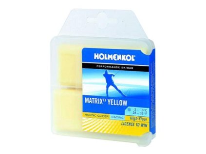 Vosk HOLMENKOL Nordic Glider Matrix FX žlutý 70g