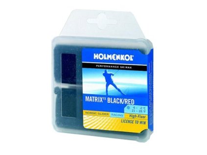 Vosk HOLMENKOL Nordic Glider Matrix FX černý/červený 70g