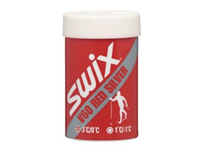 Vosk SWIX V60 červeno-stříbrný 45g