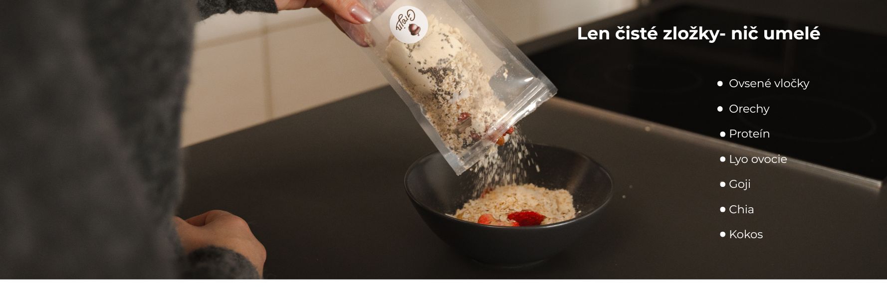 Rýchly, chutný, zdravý a výživný sáčok plný proteínov!