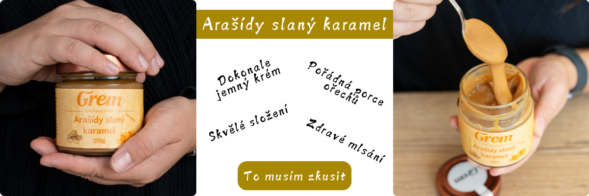 Arašídy slaný karamel