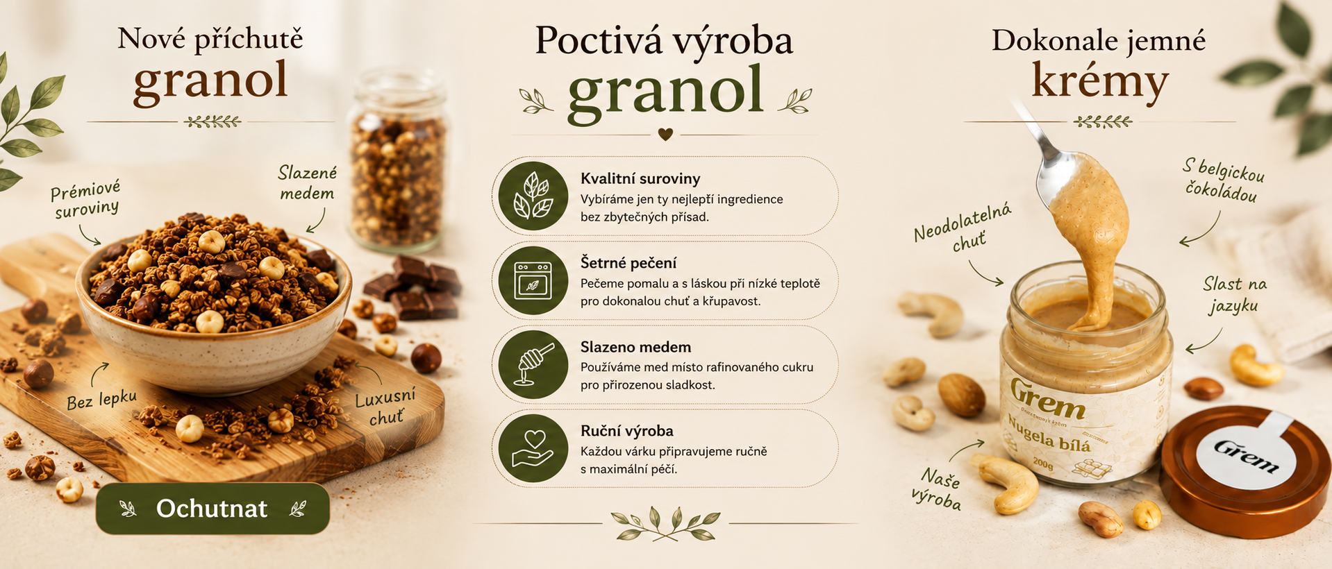 Poctivá pečená Granola