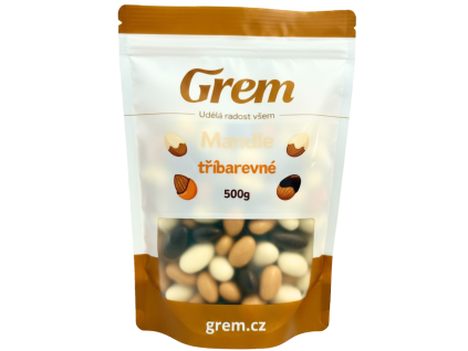 Mandle tříbarevné 500g