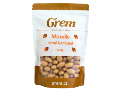Mandle slaný karamel 500g