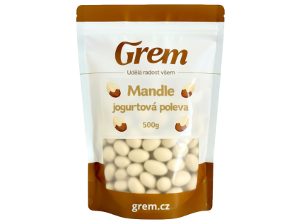 Mandle v jogurtové polevě 500g