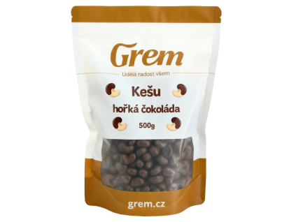 Kešu hořká čokoláda 500g