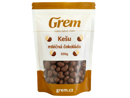Kešu mléčná čokoláda 500g