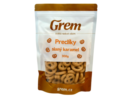 Preclíky slaný karamel 500g
