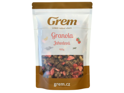 Granola jahodová 400g