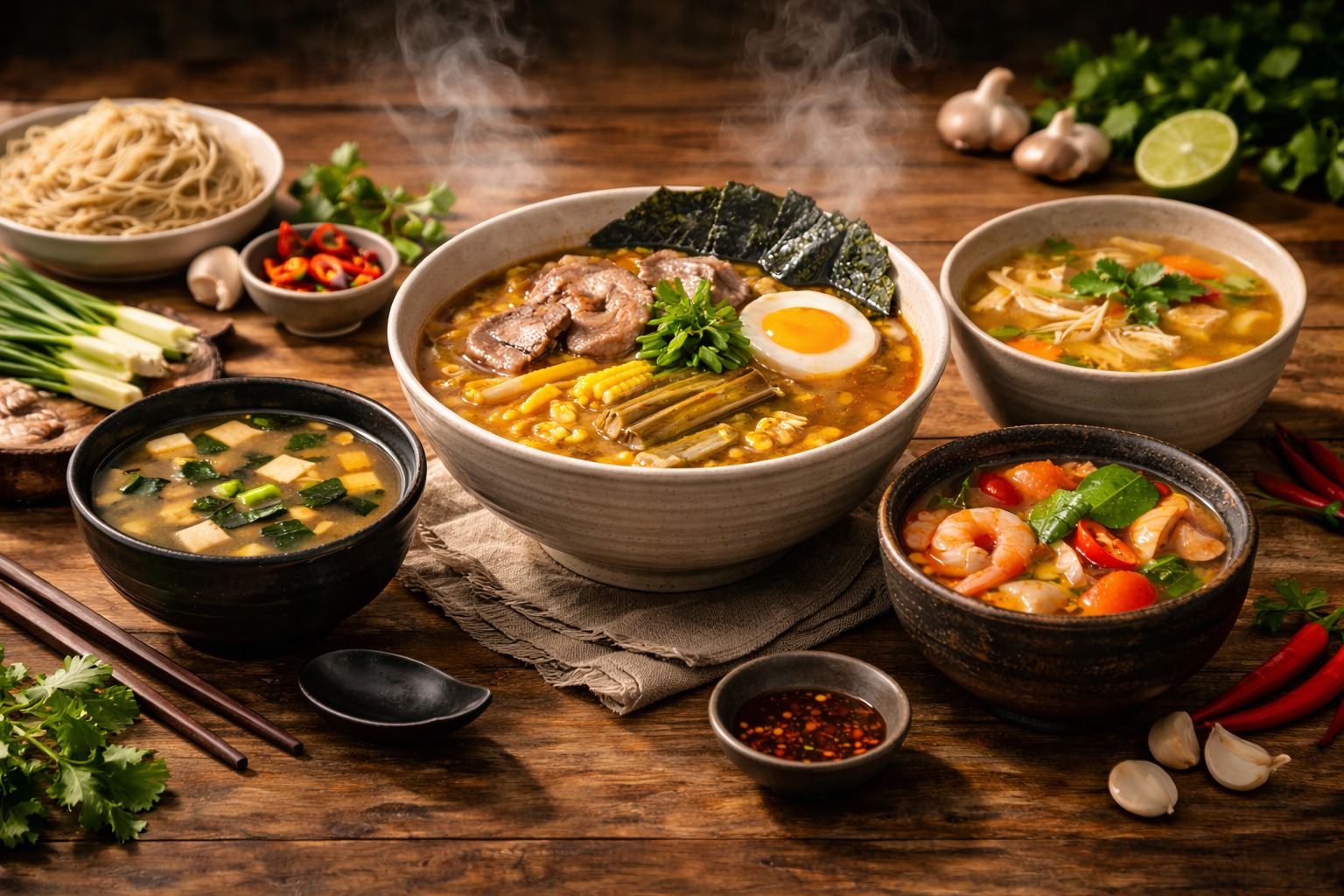 Jak vybrat asijské polévky a vývary pro vaření