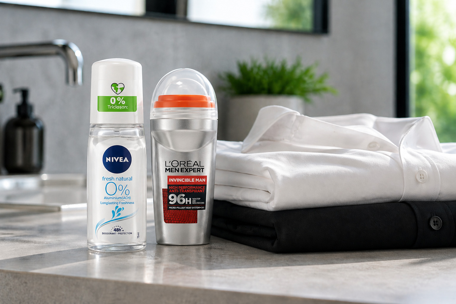 Jak vybrat deodorant, který nezanechává skvrny na oblečení