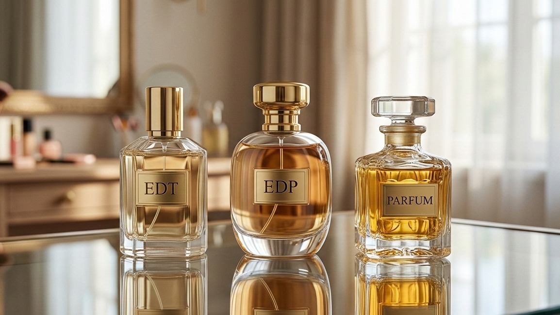 Jaký je rozdíl mezi EDT, EDP a Parfum?