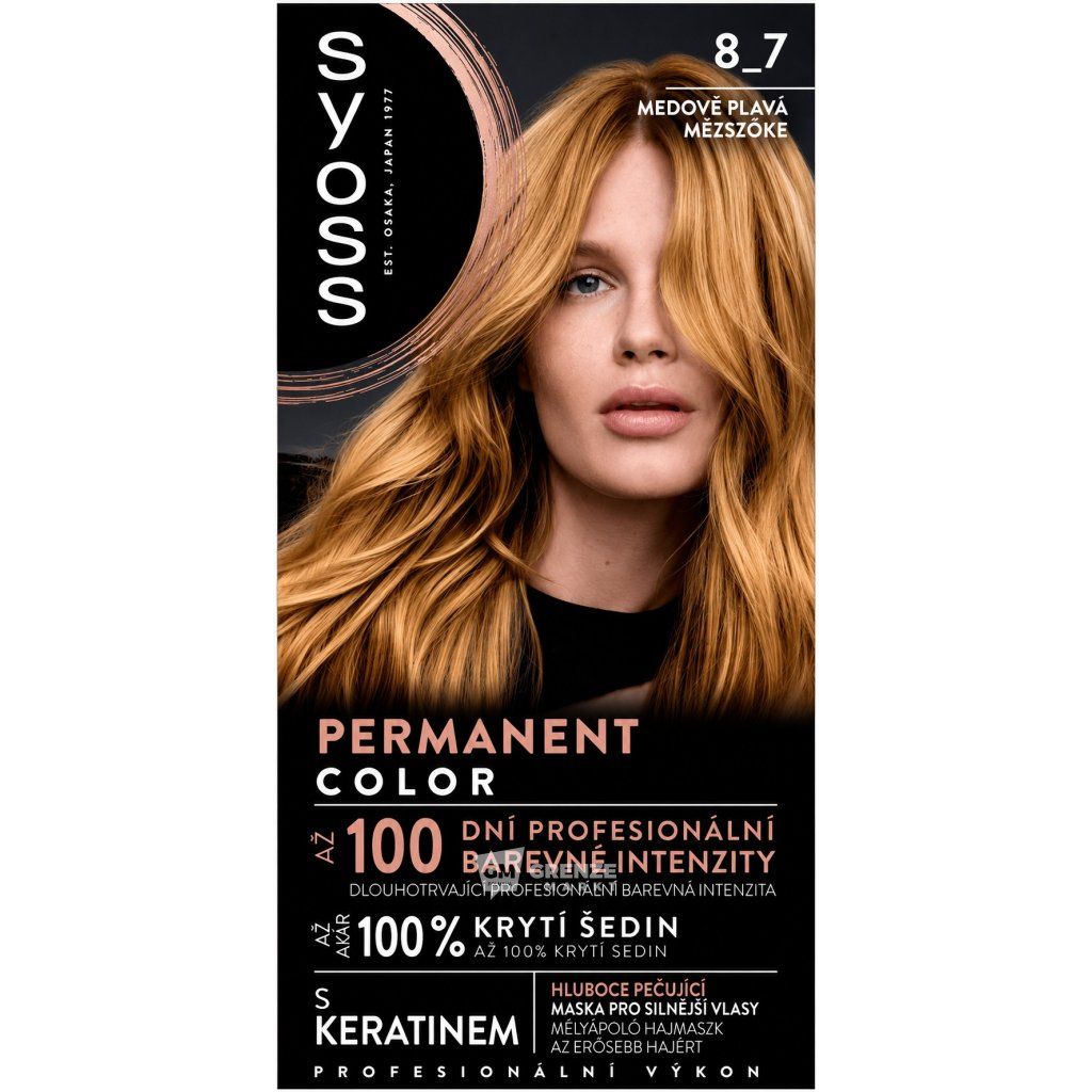 syoss color permanent coloration 8 7 medova blond