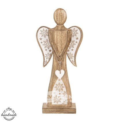 andel drevo mango srdce vlocky v 45 5 cm
