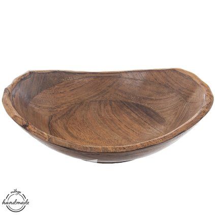 Mísa dřevo MANGO ovál 30x27,5 cm