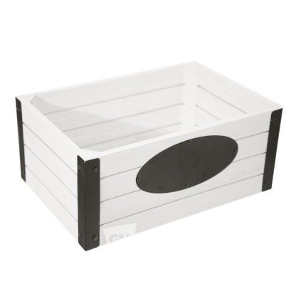 Bedýnka dřevo/kov Rustic 30x20x13 cm