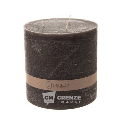 Svíčka černá 1410 g 14x14 cm