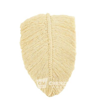 Macramé závěs béžový 35x23 cm