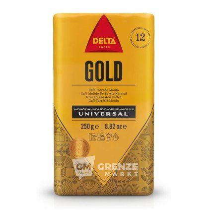 delta cafes gold mleta kava 250 g
