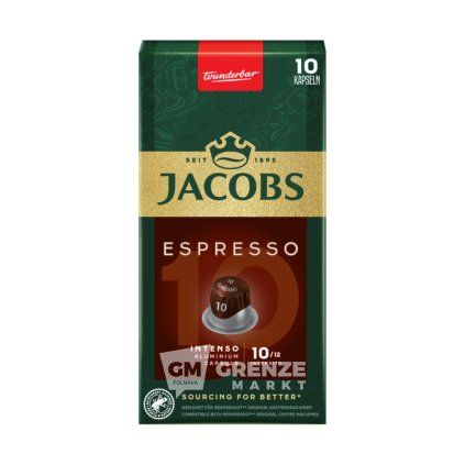 Jacobs Espresso Intenso Nespresso 10 kapslí