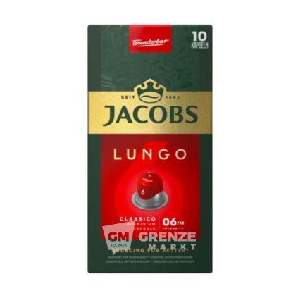 Jacobs Lungo Classico kompatibilní s Nespresso 10 kapslí