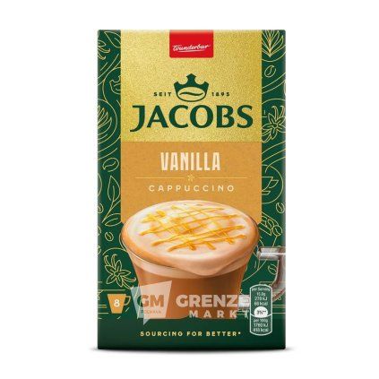 Jacobs Cappuccino Vanilla 8 sáčků 96 g