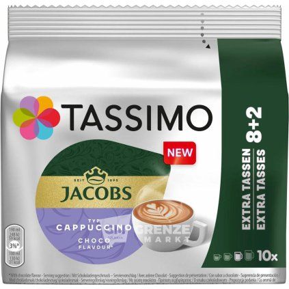 tassimo jacobs cappuccino choco 10 kapsli
