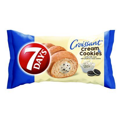 7 days croissant vanilla milk-cream cookies 60 g