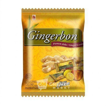 gingerbon ginger honey lemon bonbony 125g