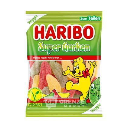 Haribo Super Gurken veggie gumové bonbóny 175g