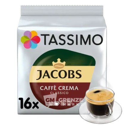 Tassimo Jacobs Caffè Crema Classico kávové kapsle 16 ks 112g
