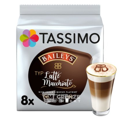 Tassimo Baileys Latte Macchiato kávové kapsle 16 ks 264g