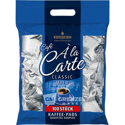 eduscho cafe a la carte classic mild kavove pody 100x7g