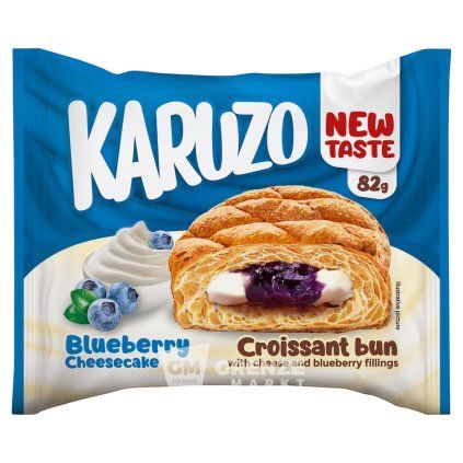 karuzo blueberry cheesecake croissant 82 g